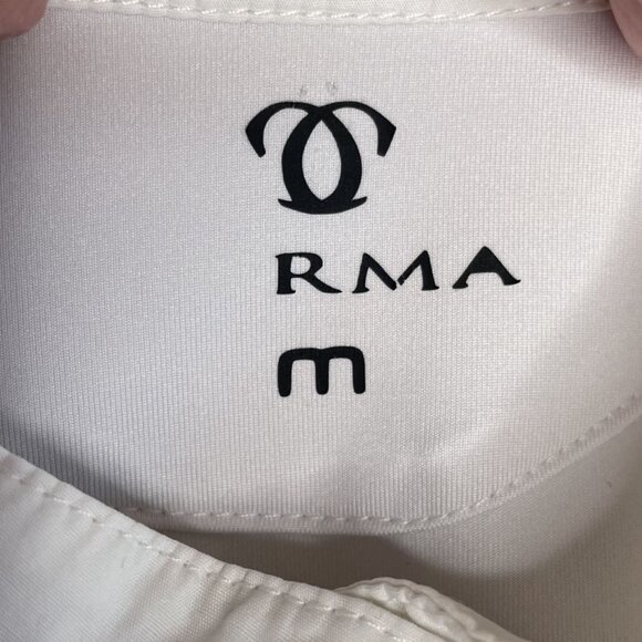 Carma Equestrian White Long-Sleeve Button-Up Riding Shirt, 42 - Picture 8 of 11